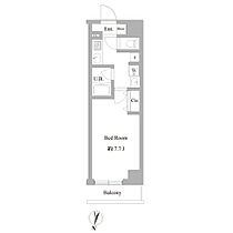 ルクレ志村坂上 0702 ｜ 東京都板橋区小豆沢（賃貸マンション1K・7階・25.48㎡） その2