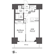 エルスタンザ王子神谷 1302 ｜ 東京都北区神谷（賃貸マンション1LDK・13階・40.30㎡） その2