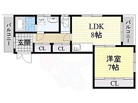 イーストン楠葉  ｜ 大阪府枚方市楠葉並木２丁目29番37号（賃貸マンション1LDK・4階・37.00㎡） その2