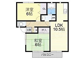 サンガーデン河端A棟  ｜ 大阪府枚方市招提中町２丁目31番6号（賃貸アパート2LDK・2階・52.77㎡） その2