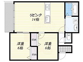 グラン シャリオ  ｜ 大阪府枚方市東船橋２丁目（賃貸アパート2LDK・1階・54.00㎡） その2