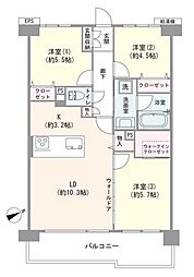 間取図画像 3LDK