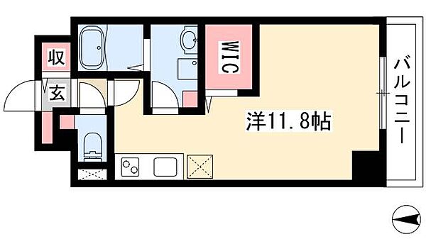 スティングレイつるま ｜愛知県名古屋市昭和区鶴舞1丁目(賃貸マンション1R・5階・32.48㎡)の写真 その2