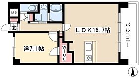 La　Douceur山王  ｜ 愛知県名古屋市中川区山王1丁目2-29（賃貸マンション1LDK・7階・53.46㎡） その2