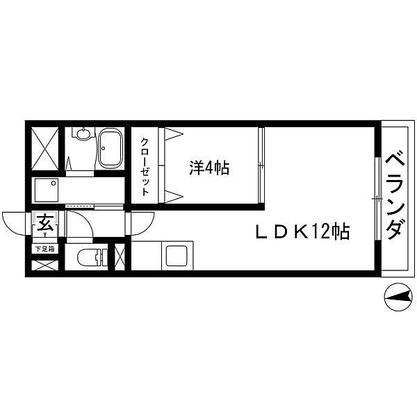 サンマール牛巻 ｜愛知県名古屋市瑞穂区牛巻町(賃貸マンション1LDK・7階・37.97㎡)の写真 その2