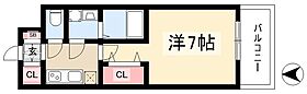 S-RESIDENCE堀田North  ｜ 愛知県名古屋市瑞穂区大喜新町1丁目4-2（賃貸マンション1K・2階・23.30㎡） その2