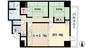 シティコーポ代官  ｜ 愛知県名古屋市東区代官町32-20（賃貸マンション3LDK・6階・73.43㎡） その2