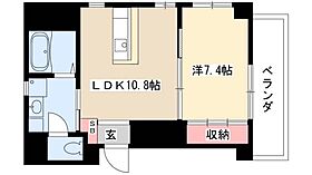 サン・サカエビル  ｜ 愛知県名古屋市中区栄1丁目24-40（賃貸マンション1LDK・7階・45.57㎡） その2