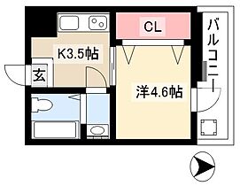 吉川屋ビル  ｜ 愛知県名古屋市中区門前町1-37（賃貸マンション1K・6階・19.42㎡） その2