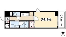 プラチナム  ｜ 愛知県名古屋市東区泉1丁目19-12（賃貸マンション1K・7階・30.63㎡） その2