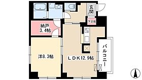 名駅アイサンメゾン  ｜ 愛知県名古屋市西区名駅2丁目27-3（賃貸マンション1LDK・2階・55.39㎡） その2