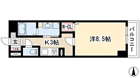 カスタリア新栄II  ｜ 愛知県名古屋市中区新栄1丁目29-21（賃貸マンション1K・8階・33.37㎡） その2