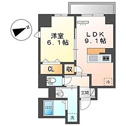 THE　BLOSSOM　新栄 3階/-