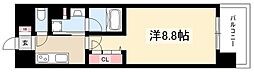 エスペランサ上前津 1Kの間取図画像