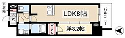 クレヴィスタ名古屋上前津 4階1LDKの間取り