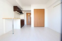 オンディーヌ花の木 4階ワンルームのリビング/ダイニング