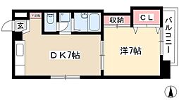 間取図画像 1DK