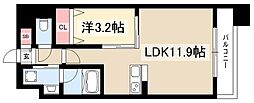 ポルタニグラ千種 1LDKの間取図画像