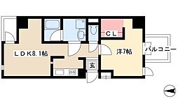 acer 1LDKの間取図画像