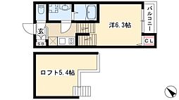 ハーモニーテラス十番II 2階/-