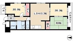 ユーハウス鶴舞II 11階