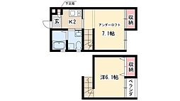 マーベラス柴田 B棟 1階