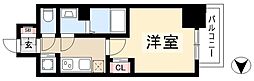 エステート金山 1Kの間取図画像