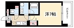 レジデンス東別院スクエア 1Kの間取図画像