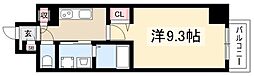 KSmart今池 1Kの間取図画像