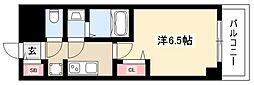 ファステート名古屋駅前ドリーム 1Kの間取図画像