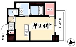 PLATZTACHIBANA ワンルームの間取図画像