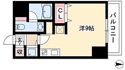 エグゼプレジオ ワンルームの間取図画像