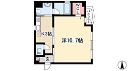 ラ・マルネ 1Kの間取図画像