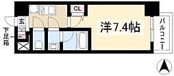 BPRResidence丸の内 1Kの間取図画像