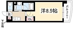 タウンライフ千種 1Kの間取図画像
