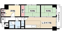 レジデンス泉 3LDKの間取図画像