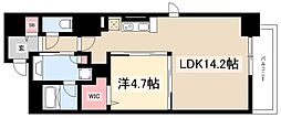 オアシス金山 1LDKの間取図画像