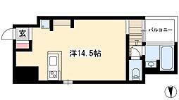 S-FORT六番町 ワンルームの間取図画像