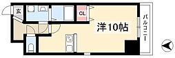 THERESIDENCEIMAIKEEAST ワンルームの間取図画像