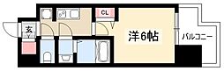 メイクスWアート名駅南3 1Kの間取図画像