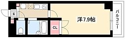 プロビデンス泉 1Kの間取図画像