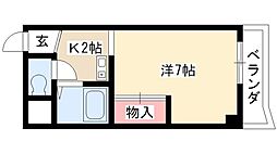 リエス那古野 1Kの間取図画像