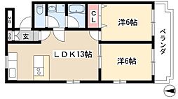 プリンセス瓦町 9階