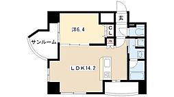 プロシード金山2 1LDKの間取図画像
