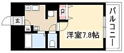 ノーブルハウス吉田 ワンルームの間取図画像