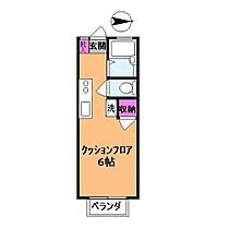 ニムロス 205 ｜ 東京都小金井市貫井北町２丁目16-1（賃貸アパート1R・2階・19.00㎡） その2