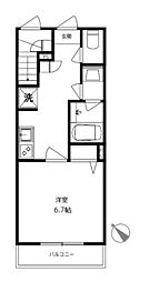 Ｌｕｃｅｎｔ・K 1階1Kの間取り