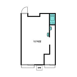 東元町第二マンションの間取図画像