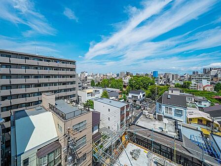 【眺望】7階建最上階。バルコニーからの眺望です。