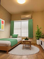 第4ナミキハイム 205 2階1Kのリビング/ダイニング